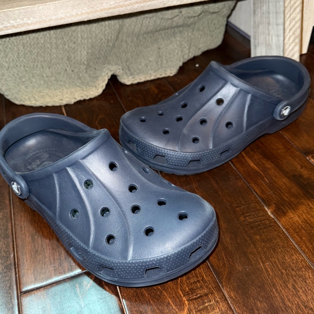 Navy Blue Crocs